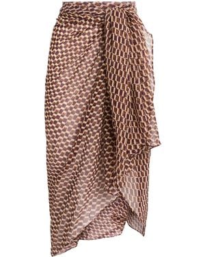 Away That Day Santorini Sarong - Brown