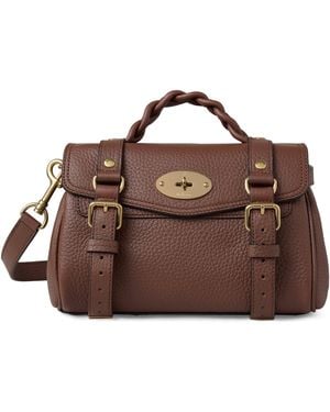 Mulberry Mini Leather Alexa Cross-Body Bag - Brown