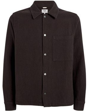 Wax London Cotton Romer Overshirt - Black