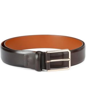 Santoni Leather Belt - Brown