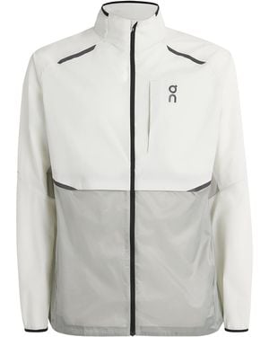 On Shoes Windproof Weather Jacket - Gray