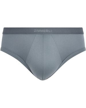 Zimmerli of Switzerland Sea Island Cotton Briefs - Grey