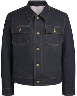 Thom Browne Selvedge Denim Jacket - Blue