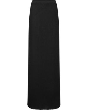 Tom Ford Micro-Sequin Knitted Maxi Skirt - Black