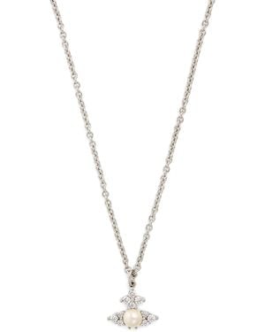 Vivienne Westwood Embellished Feodora Necklace - Metallic