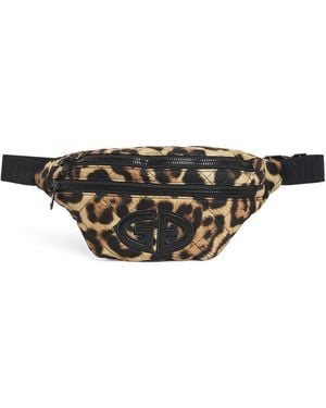 Goldbergh Jaguar Print Loreana Belt Bag - Black