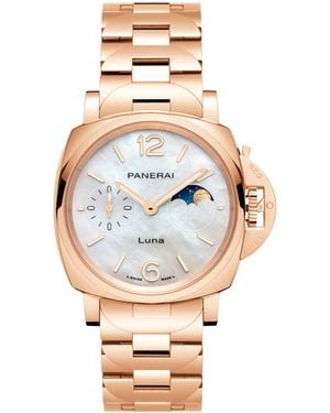Panerai Luminor Due Tuttooro Luna Watch - Metallic