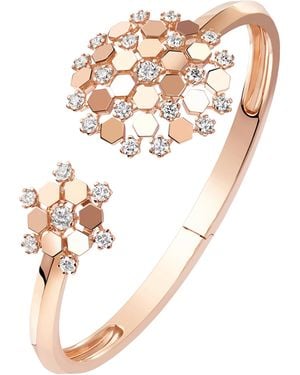 Chaumet And Diamond Bee De Bangle - White