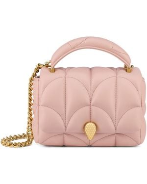 BVLGARI Small Leather Serpenti Sugarloaf Top-Handle Bag - Pink