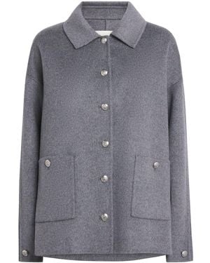 Anine Bing Wool-Cashmere Luca Jacket - Grey