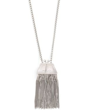 Weekend by Maxmara Pasticcino Bag Pendant Necklace - White