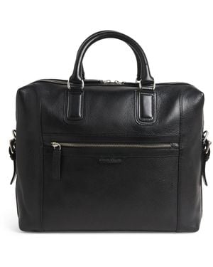 Officine Creative Leather Jules Briefcase - Black