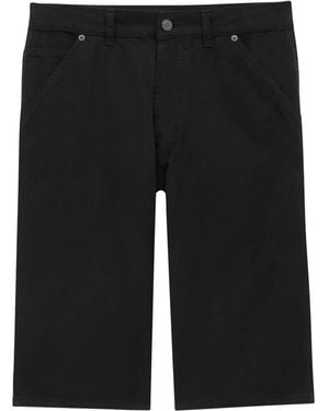 Saint Laurent Denim Bermuda Shorts - Black