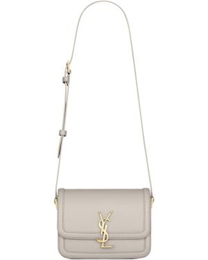Saint Laurent Small Solferino Satchel - White