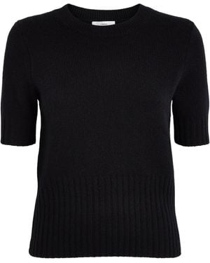 Vince Wool-Cashmere Sweater - Black