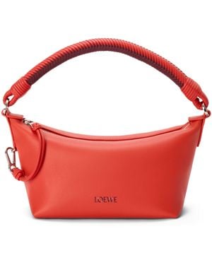 Loewe Lambskin Cala Top-Handle Bag - Red