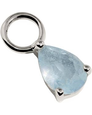 Astrid & Miyu And Aquamarine March Birthstone Charm - Blue