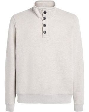 Citizens of Humanity Half-Button Sweatshirt - White