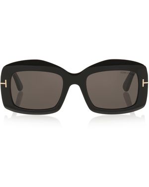 Tom Ford Acetate Venetia Sunglasses - Black