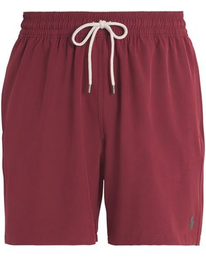 Polo Ralph Lauren Traveller Swim Shorts - Red