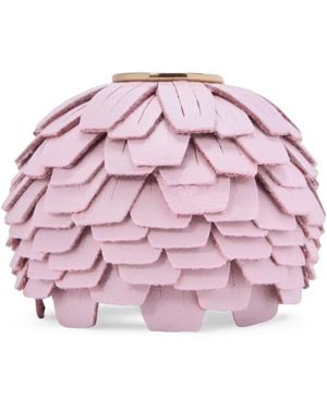 Loewe Calfskin Flower Personalisation Charm - Pink
