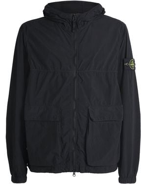 Stone Island Short Hooded Parka - Black