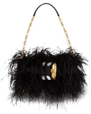 Balmain Anthem Clutch Bag - Black