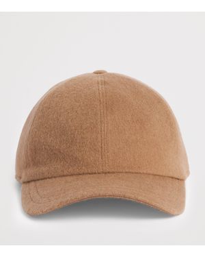 Borsalino Cashmere Hiker Cap - Natural