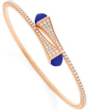 Marli New York Diamond And Lapis Lazuli Cleo Midi Bracelet - White