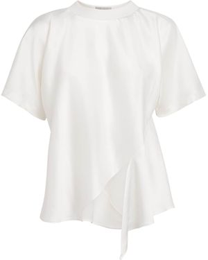 Palmer//Harding Satin Motion T-Shirt - White