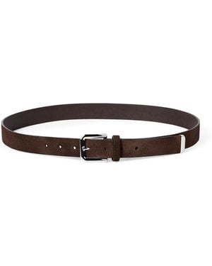 Brunello Cucinelli Leather Belt - Black