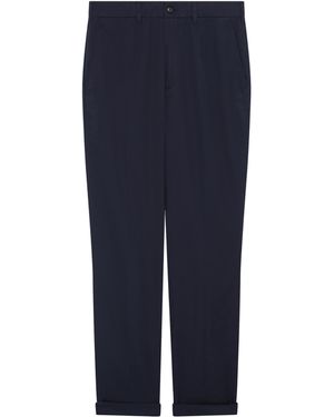 dunhill Cotton Gabardine Chinos - Blue