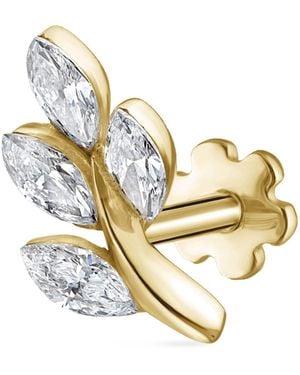 Maria Tash Diamond Vine Threaded Stud Earring - Metallic