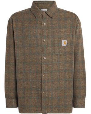 Carhartt Cotton Check Bagley Shirt - Green