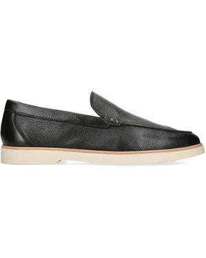 Magnanni Leather Altea Loafers - Black