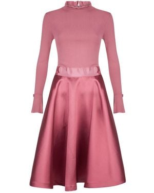 Ted Baker Zadi Frill Neck Dress - Green