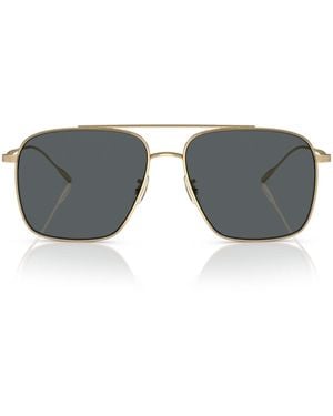 Oliver Peoples Titanium Dresner Sunglasses - Grey
