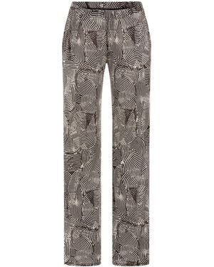 Hanro Printed Tania Pants - Grey