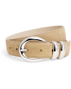 Sandro Suede Belt - Natural