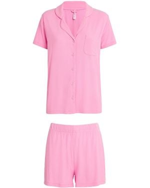 Skims Soft Lounge Short Pyjama Set - Pink