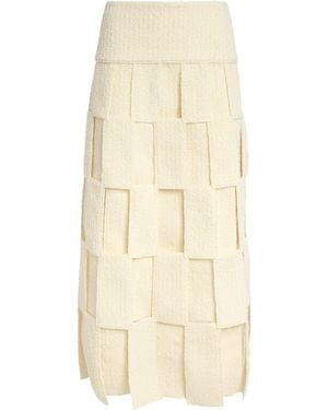 A.W.A.K.E. MODE Rectangle Maxi Skirt - Natural