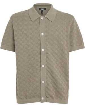 PAIGE Cotton-Linen Mendez Shirt - Grey