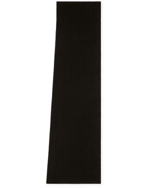 Givenchy Wool Rib-Knit Scarf - Black