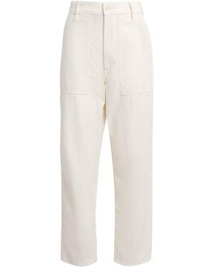 Polo Ralph Lauren Cotton Straight Trousers - White