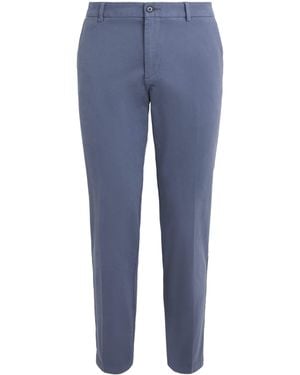 BOSS Stretch-Cotton Straight Pants - Blue