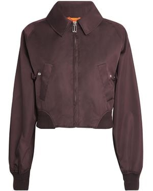 Victoria Beckham Harrington Bomber Jacket - Brown