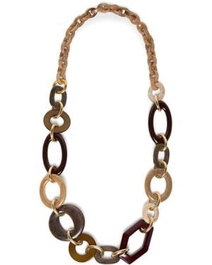 Max Mara Beaded Necklace - White