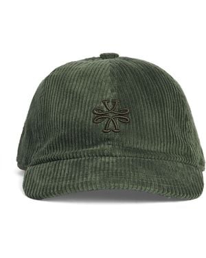 Jacob Cohen Cotton Corduroy Logo Baseball Cap - Green