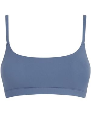 Skims Fits Everybody Scoop-Neck Bralette - Blue