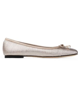 Jimmy Choo Elme Ballet Flats - Natural
